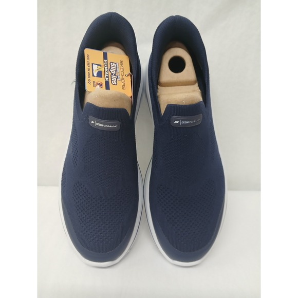 Skechers Hands Free Slip-ins GO WALK Arch Fit‎ Nova Navy Blue Shoes 8.5 Women